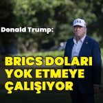 ABD Başkanı Trump: BRICS doları yok etmeye çalışıyor