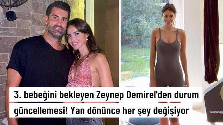 3. bebeğini bekleyen Zeynep Demirel’den durum güncellemesi! Yan dönünce her şey değişiyor