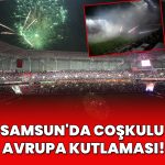 Samsunspor’dan coşkulu Avrupa kutlaması – Yılport Samsunspor Haberleri